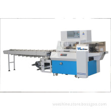 Automatic horizontal packing machine for cake